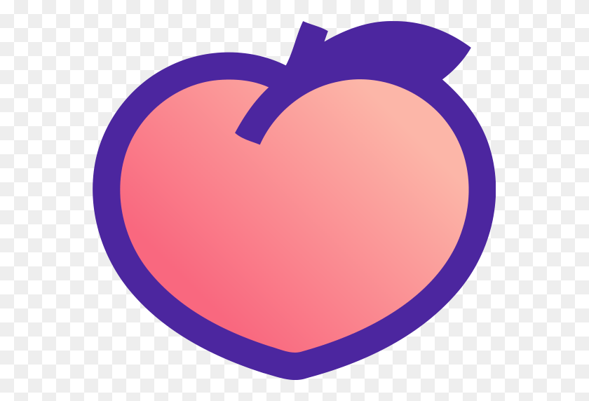 575x512 Peach Logo Transparent Png - Peach Emoji PNG