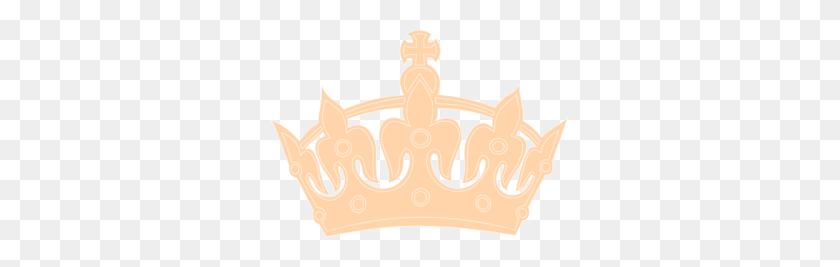 297x207 Peach Royal Crown Clip Art - Crown Royal Clipart