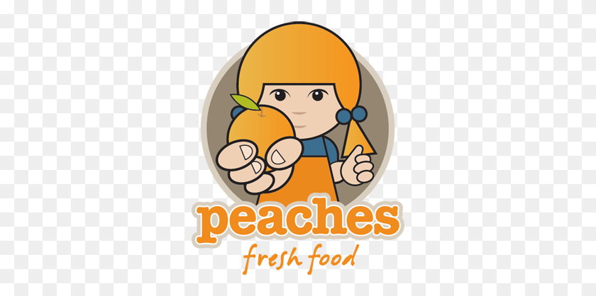 300x358 Peaches Food Market - Peaches PNG