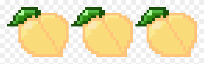 6800x1800 Peaches Pixel Art Maker - Peaches PNG