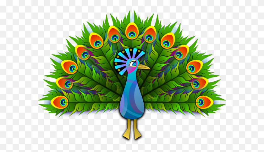 600x426 Peacock Clipart Clip Art Images - Feather With Birds Clipart