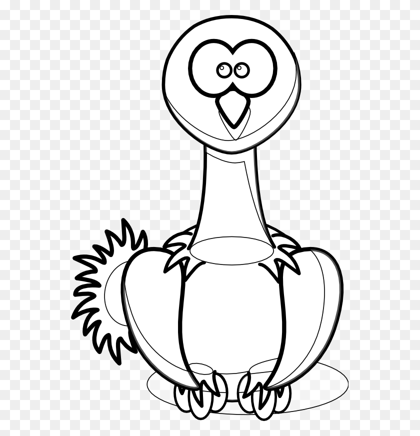 555x812 Peacock Clipart Peecock - Eel Clipart Black And White