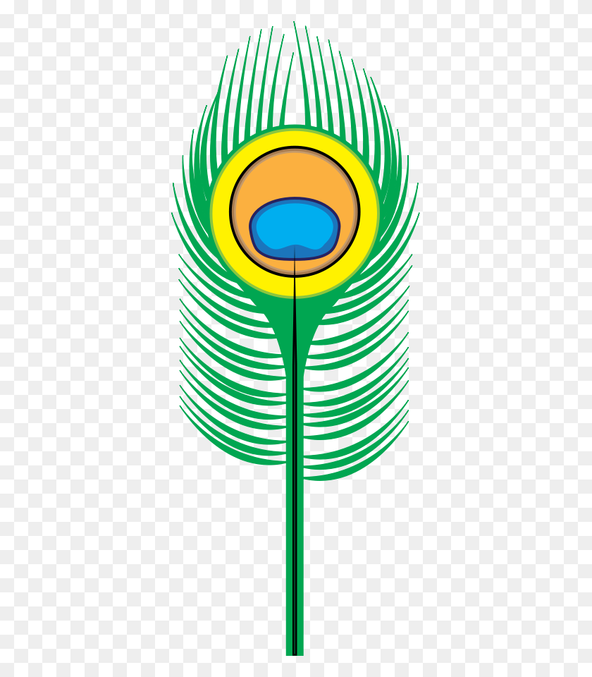 353x900 Peacock Feather Png Clip Arts For Web - Peacock Feather PNG