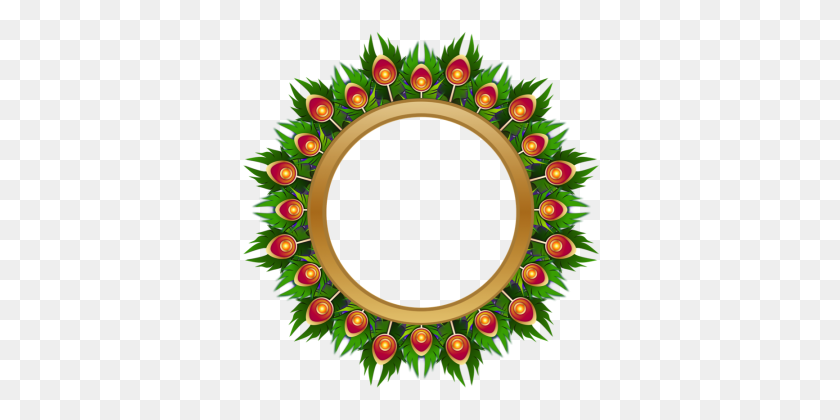 360x360 Peacock Frame Png, Vectors, And Clipart For Free Download - Christmas Frame PNG