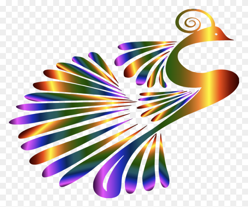 910x750 Peafowl Feather Computer Icons Drawing - Peacock Clipart Free