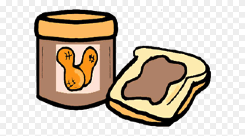 614x405 Peanut Butter Clipart Bread Clipart - Sandwich Clipart PNG