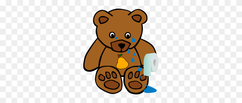 261x298 Pearbear Cry Clip Art - Crying Clipart