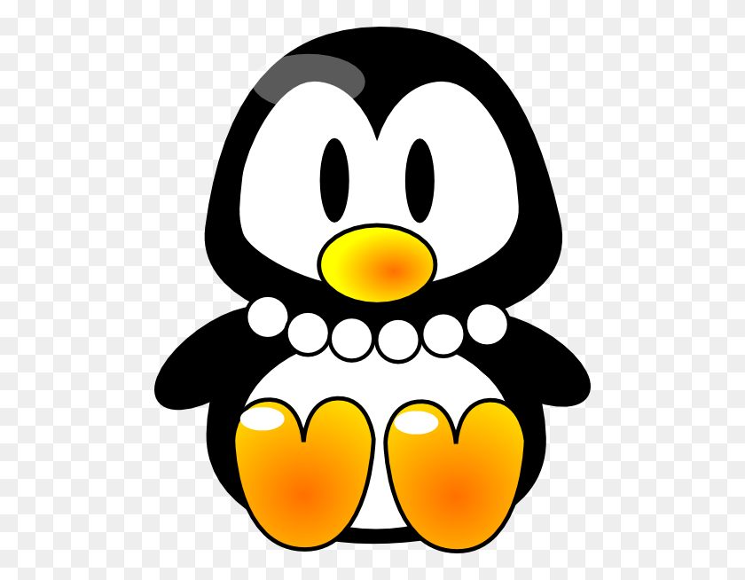 492x594 Жемчужный Пингвин Картинки - Маленькая Панда Клипарт
