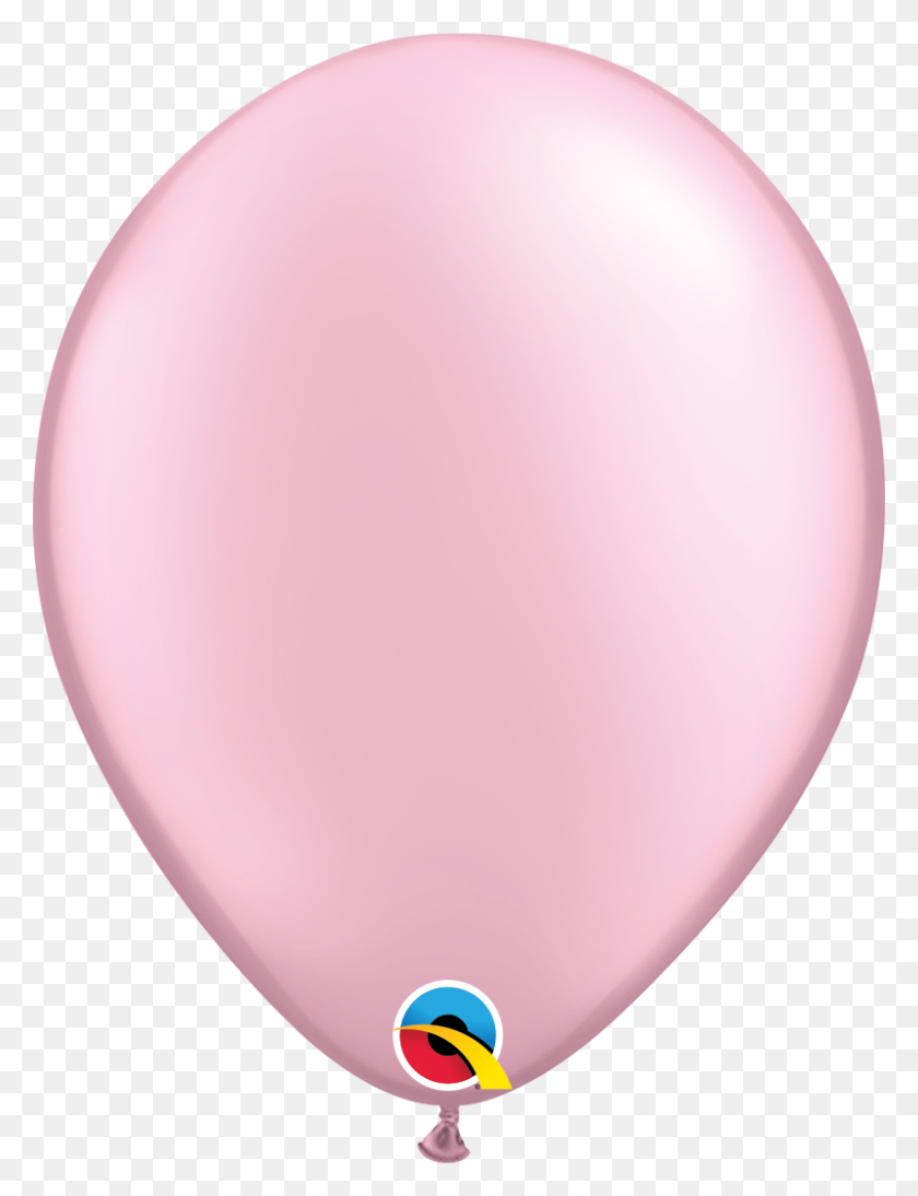 800x1061 Pearl Pink Balloon - Pink Balloon PNG