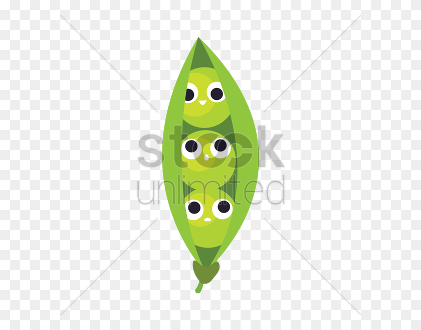 600x600 Peas In A Pod Vector Image - Peas PNG