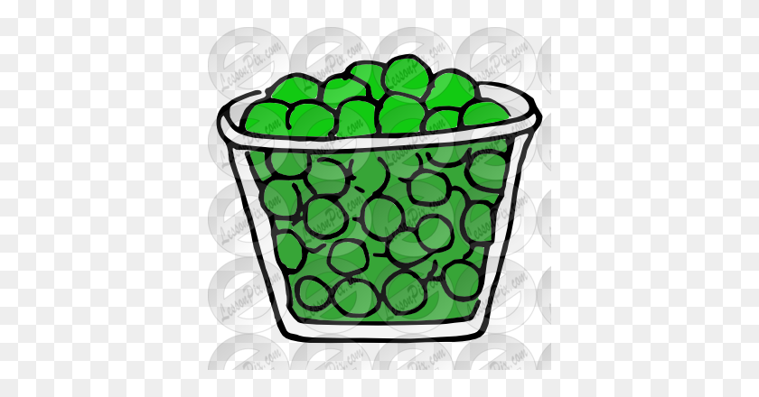 380x380 Peas Picture For Classroom Therapy Use - Peas Clipart