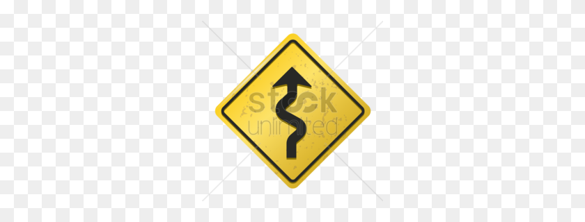 260x260 Pedestrian Clipart - Highway Sign Clipart