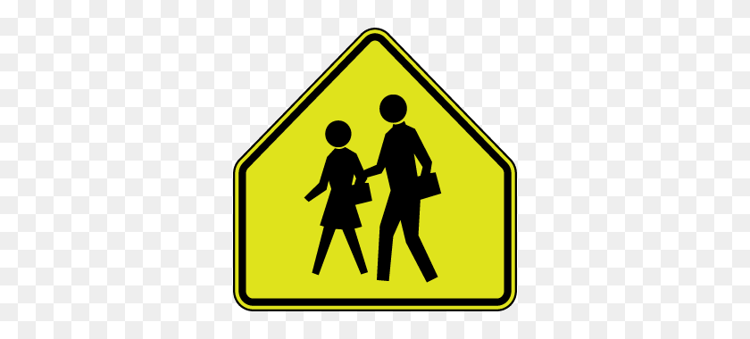 320x320 Pedestrian Traffic Signs In Stock Ready To Ship - Under Construction Sign Clip Art
