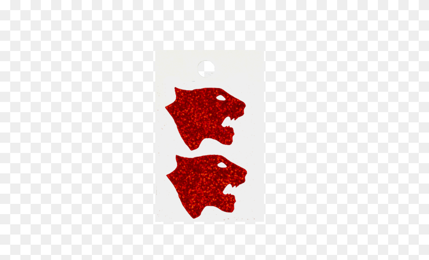 450x450 Pegable Panther Glitter Stickers Red Pcs Per Sheet - Red Glitter PNG