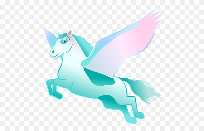498x480 Pegasus, Horse, Animal, Wings Free No Copywrite Vector Graphics - Pegasus PNG