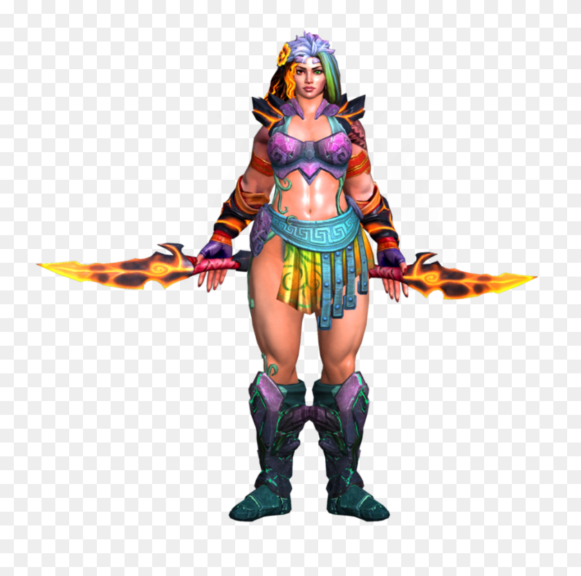 897x890 Pele And Terra Fused Smite - Smite PNG