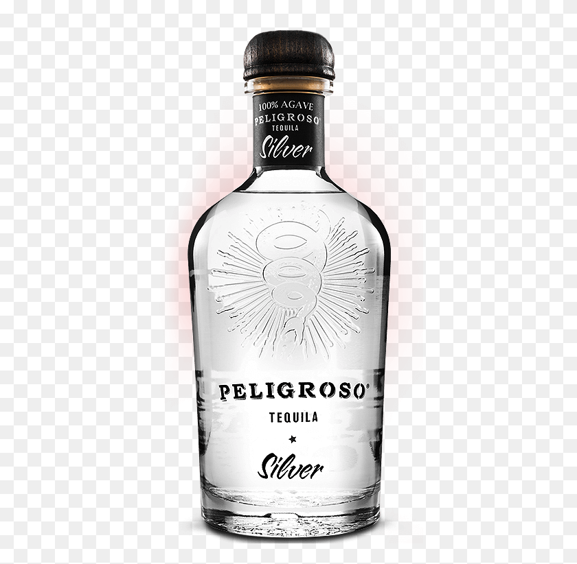 500x762 Peligroso Silver - Tequila Bottle PNG