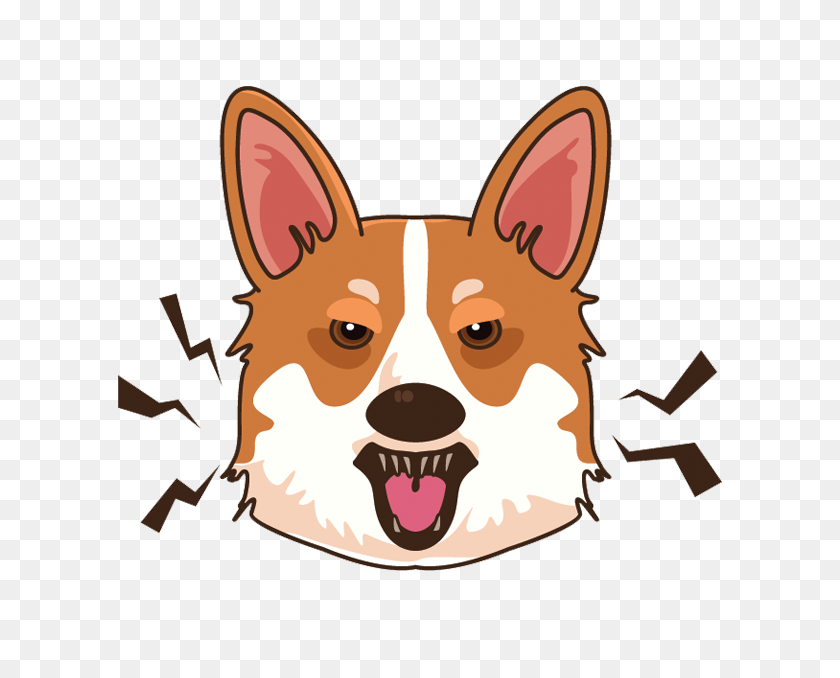 618x618 Pembroke Welsh Corgi Puppy Emoji Emoticon - Dog Emoji PNG