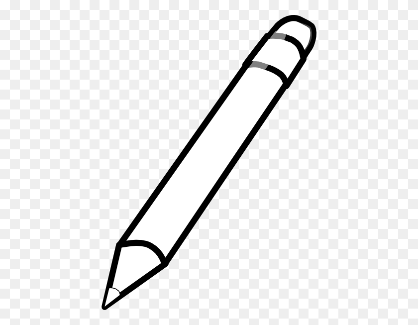 432x593 Pen Clipart Black And White - Pen Black And White Clipart