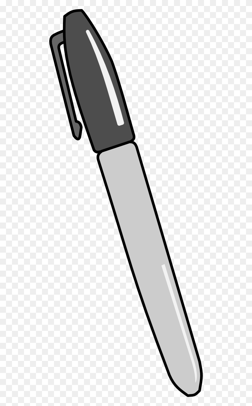 512x1290 Серый Клипарт Pen - Pencil Clipart Free