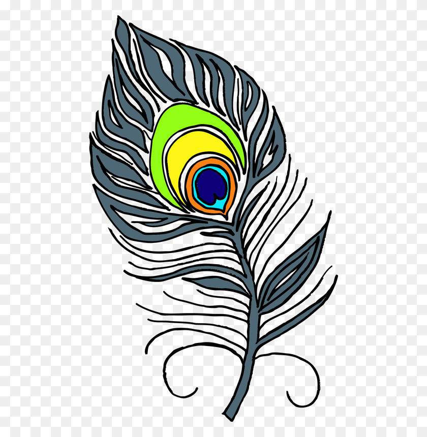 490x800 Pen, Peacock, Peacock Feathers, Feather, Bird, Colored - Peacock PNG