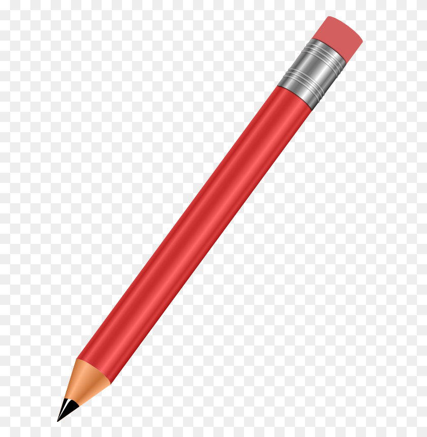 632x800 Pencil Clip Art - Unsharpened Pencil Clipart