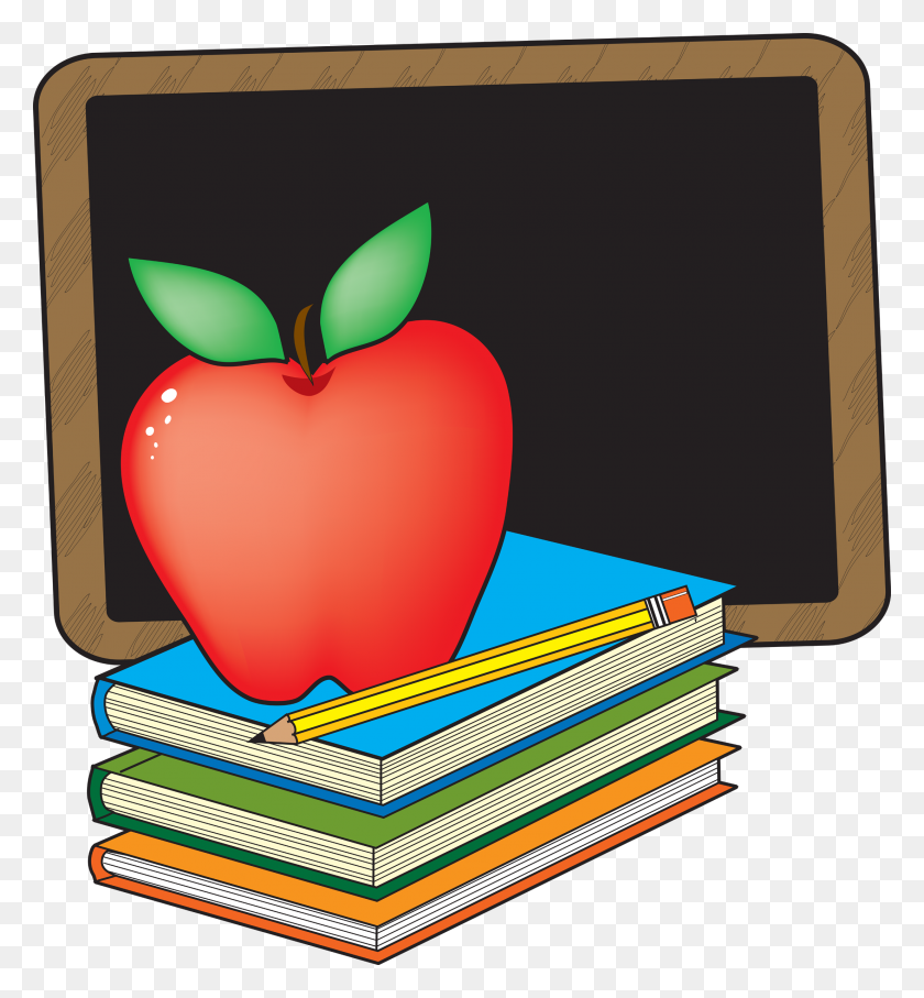 2208x2400 Pencil Clipart Apple - Pencil And Apple Clipart
