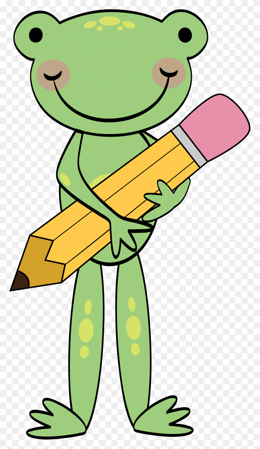 1383x2463 Pencil Clipart Frog - Popeye Clipart