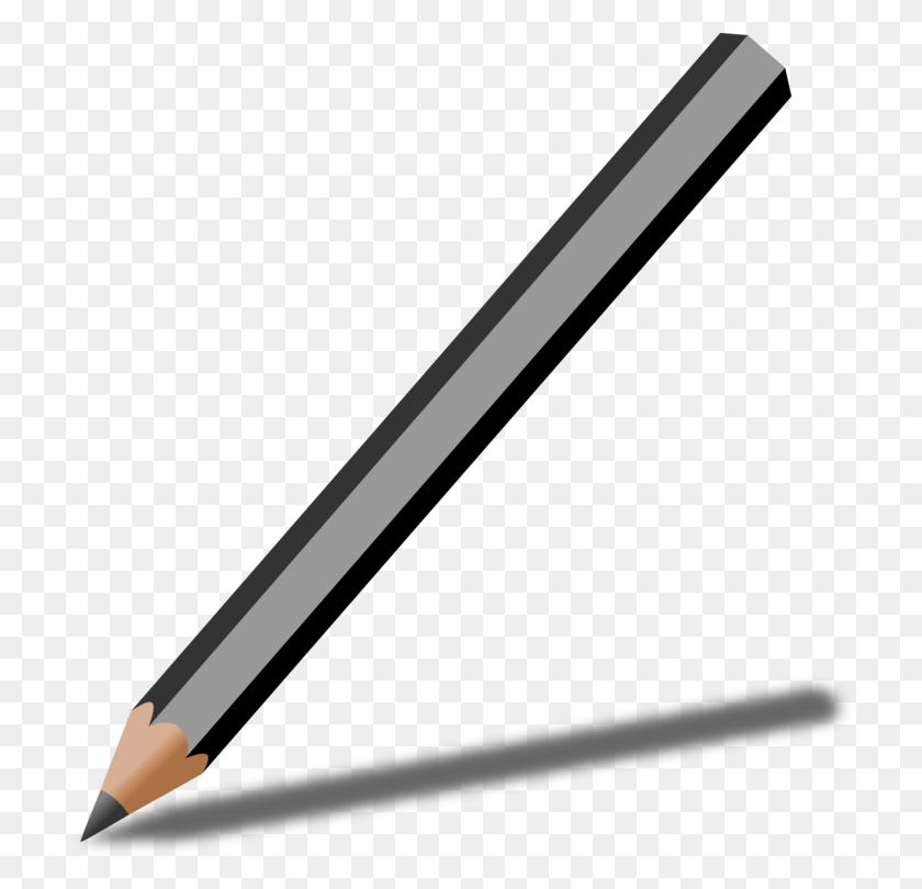 723x750 Pencil Drawing Crayon Black And White Line Art - Pen Black And White Clipart