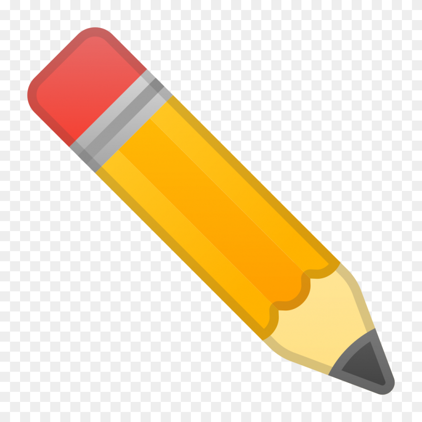 1024x1024 Pencil Icon Noto Emoji Objects Iconset Google - Pencil Icon PNG