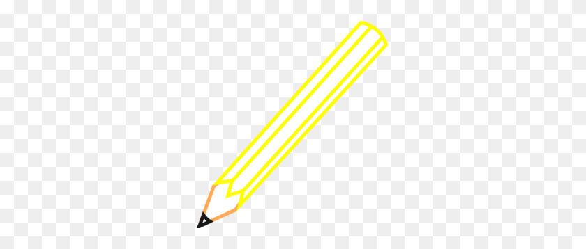 273x298 Pencil Vector Outline - Unsharpened Pencil Clipart