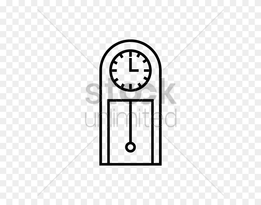 600x600 Pendulum Clock Icon Vector Image - Pendulum Clipart