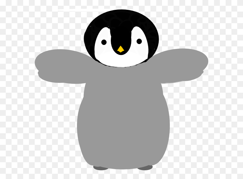 600x558 Пингвин Картинки - Детские Пингвины Клипарт