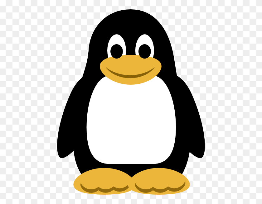 474x595 Пингвин Картинки Черно-Белые - Крошечный Клипарт