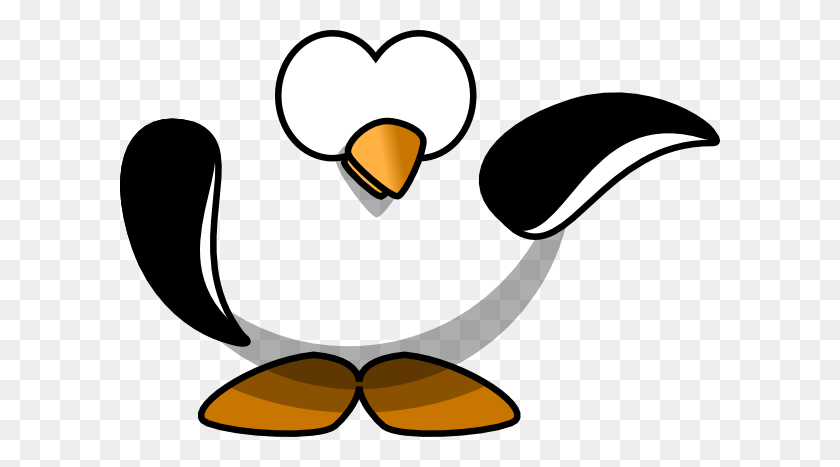 600x407 Пингвин Картинки Печать Пингвинов Картинки - Футбол С Сердцем Клипарт