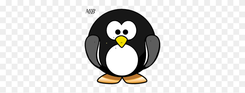 260x261 Pingüino Clipart - Pug Clipart