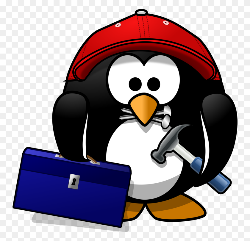 756x750 Penguin Craft Tool Boxes Download - Crafting Clipart