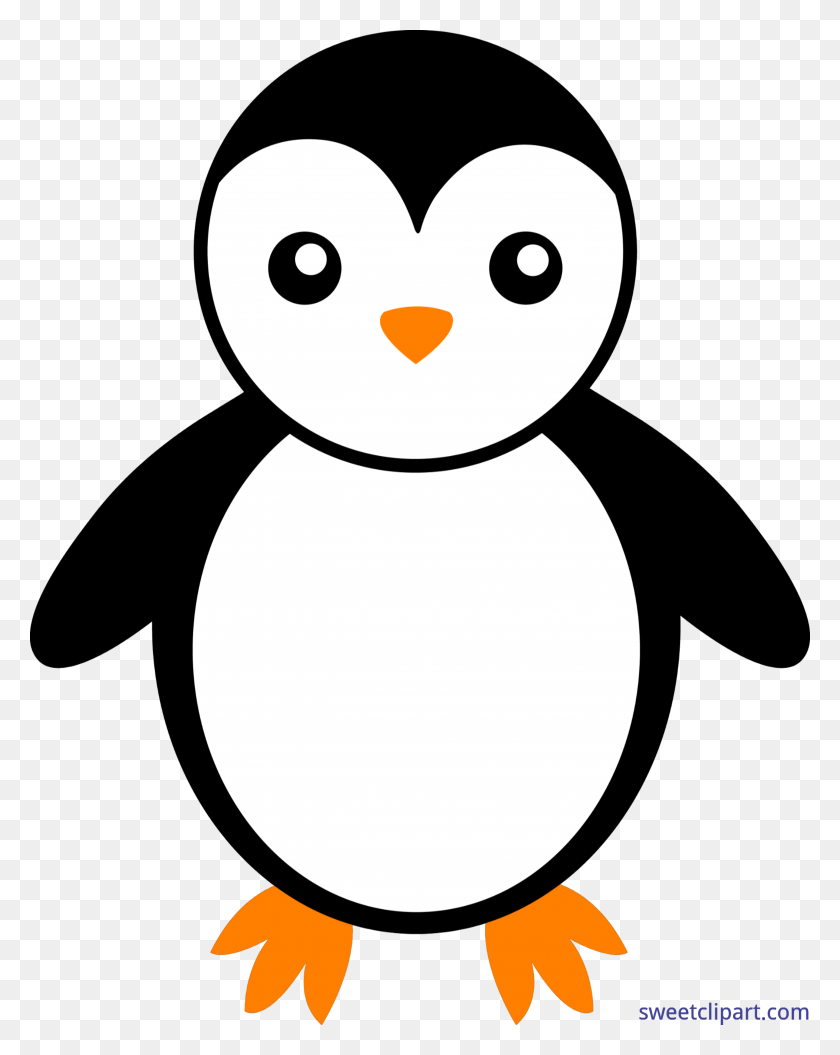 5183x6618 Pingüino Lindo Clipart - Zodiac Clipart