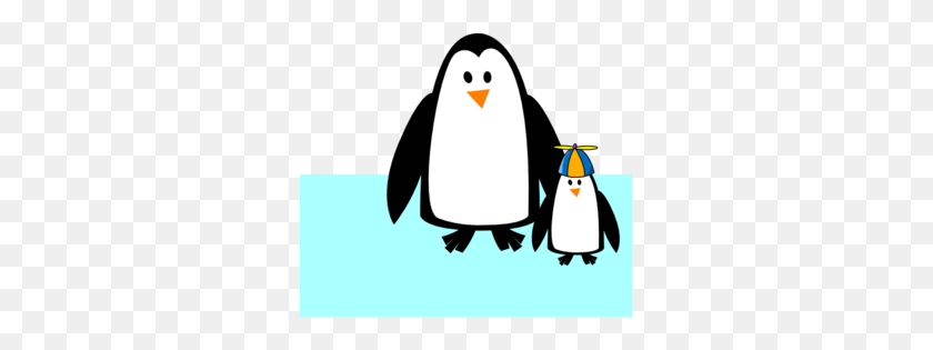 299x255 Penguin Mom And Son Clip Art - Mom And Son Clipart