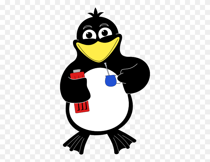 360x591 Pingüino Tux Linux Aves Pingüinos, Aves Clipart - Gravy Clipart