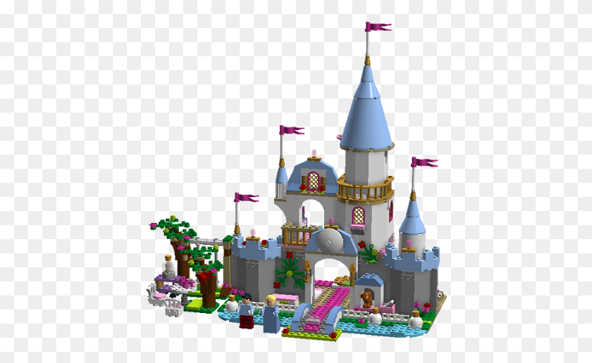 439x456 Penguinz's Content - Cinderella Castle PNG