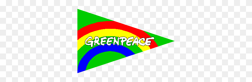 323x216 Banderín De Greenpeace - Banderín Png