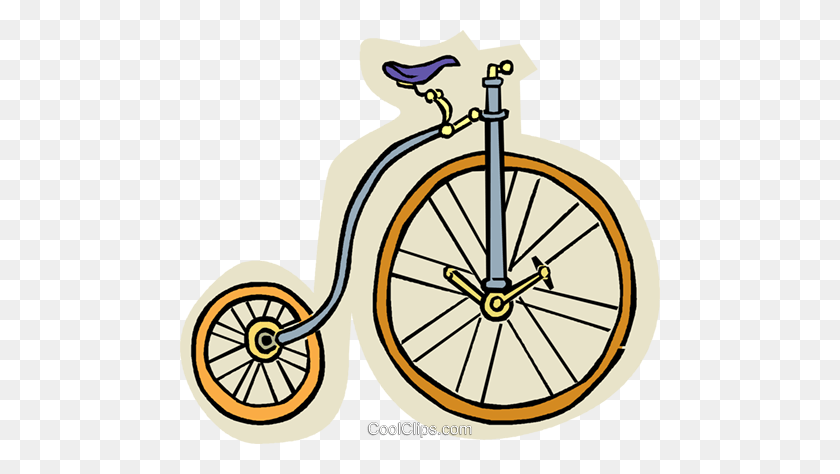 480x414 Пенни Фартинг Велосипед Клипарт Клипарт Векторная Иллюстрация - Пенни Клипарт