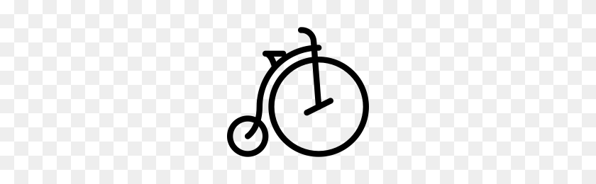 200x200 Penny Farthing Iconos Sustantivo Proyecto - Penny Png