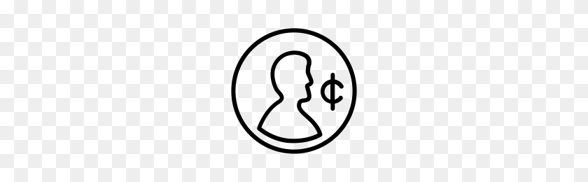 200x200 Penny Icons Noun Project - Penny PNG