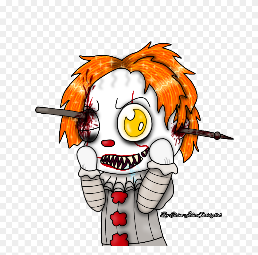 768x768 Pennywise Art Цифровое Искусство Фанарт Pennywisetheclown Penny - Pennywise Clipart
