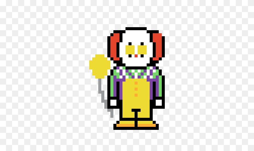 350x440 Pennywise Pixel Art Maker - Pennywise PNG