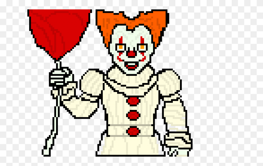1360x820 Pennywise The Dancing Clown Neal Dagupan Pixel Art Maker - Pennywise PNG