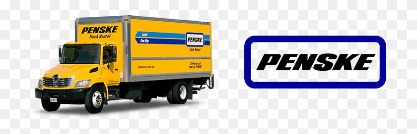 716x211 Penske Moving Trucks Rental Services Global Van Lines - Движущийся Грузовик Png