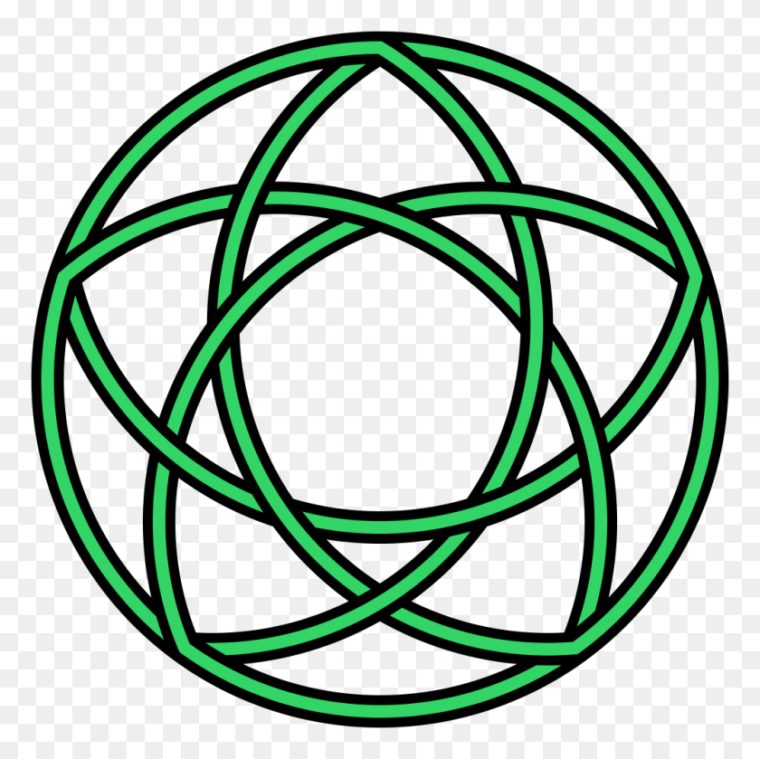 1000x1000 Pentacle Knot - Pentacle PNG
